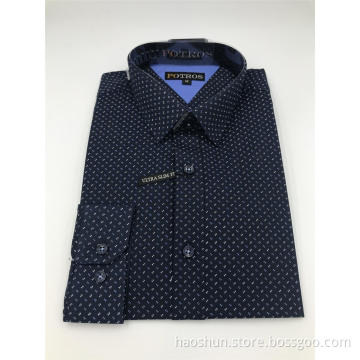 Customized Color Standard Collar Dark Leisure Shirts